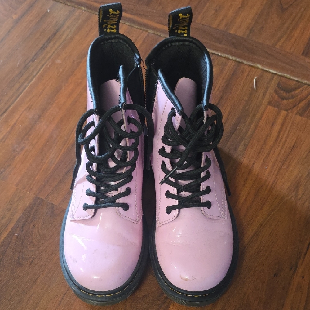 Dr. Marten's Pink Lace-Up Boots